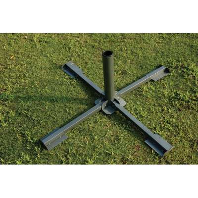 Promotional Cheap Metal Steel Cross Umbrellas Parasol Base