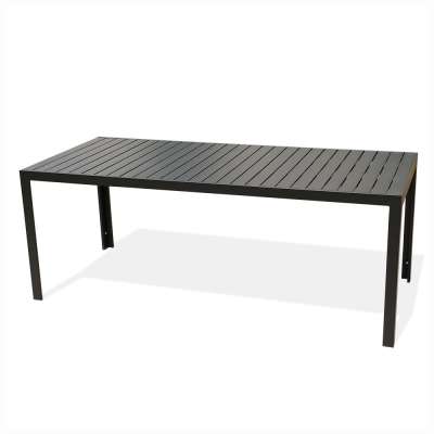 Outdoor Plastic wood WPC Aluminium Aluminum Garden Patio Table