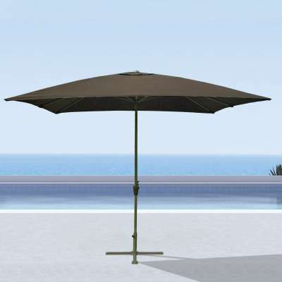 Outdoor Jardin Sun Square Rectangular Aluminum Garden Patio Umbrellas Parasol